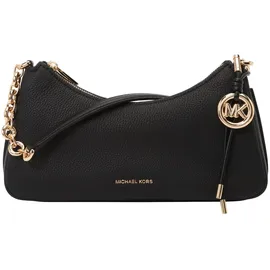 Michael Kors Nolita Medium Schultertasche Baumwolle/Leder Schwarz