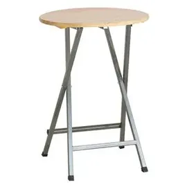 Fun Star Stehtisch Ø78 cm Kiefernholz klappbar Hellbraun