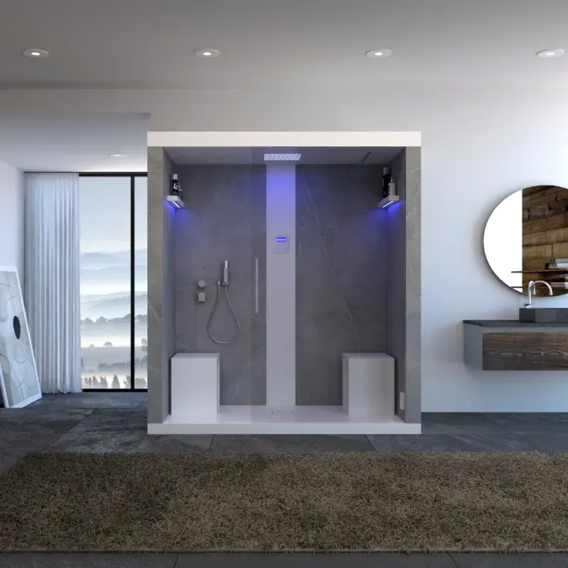 Piùesse +170 - Dampfdusche Sondergröße / Größe auf Anfrage