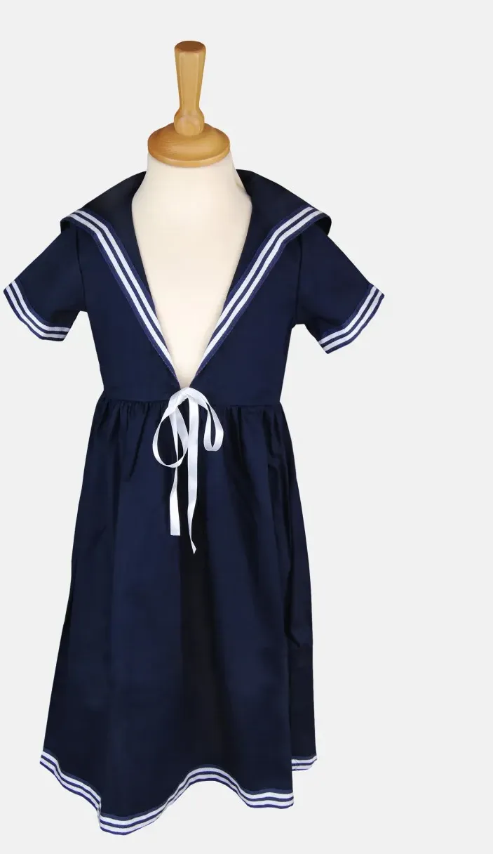 Kinder-Matrosenkleid - marine