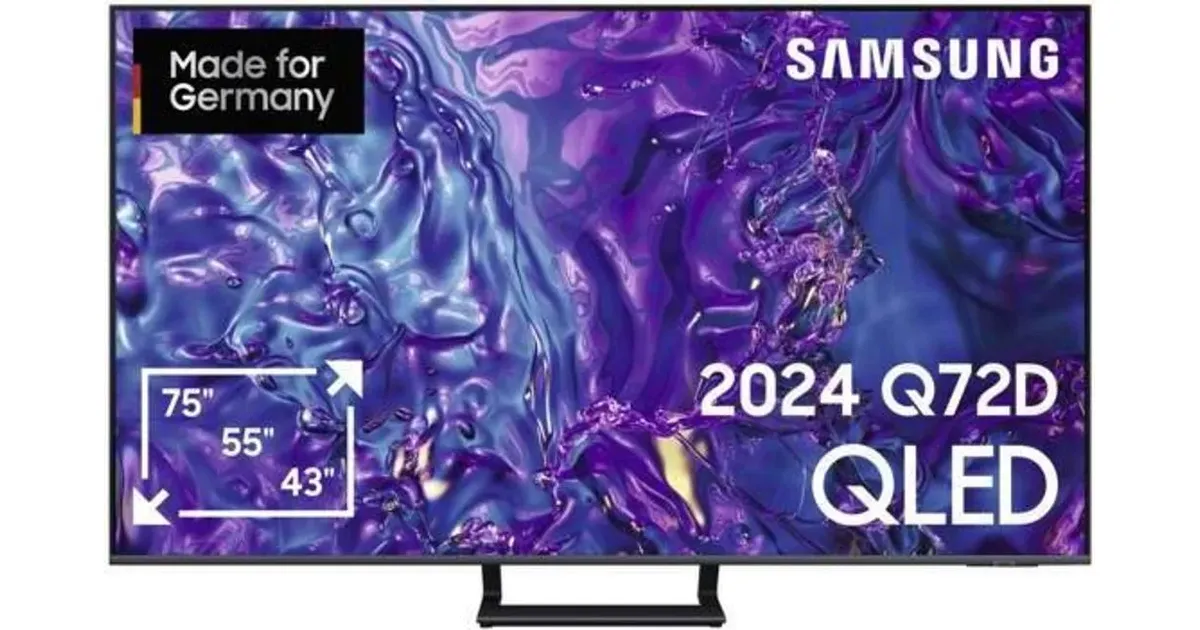 Samsung Q72D QLED 4K Tizen Smart TV ab 699,00 € billiger.de