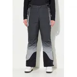 Ulla Popken Funktionshose Skihose Punkte Klettriegel Schneefang schwarz 46