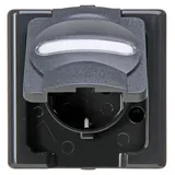 Kopp Schuko-Steckdose IP44 Blau