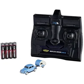Carson Modellsport RC-Auto VW Käfer mit Anhänger 1:87 CH RTR