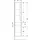 Geberit Renova Plan Hochschrank 39 x 180 x 36 cm Nussbaum hickory Holz