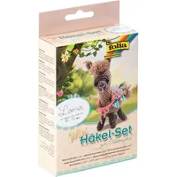 Folia Häkelset Mini Lama Mehrfarbig 9 - 11 cm