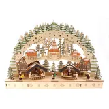 Ellug LED Lichterbogen 3D Lichterbogen, Weihnachtsmarkt, batteriebetrieben, Timer Funktion - 2 Jahre Gewährleistung - mind. 14 Tage Rückgaberecht