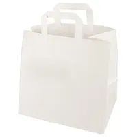 Papstar 50 Tragetaschen, Papier 25 cm x 26 cm