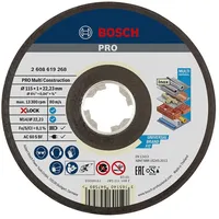 Bosch Trennscheibe X-Lock Multi Construction 115 mm x 1