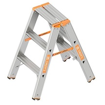 Layher Stufenstehleiter Topic 1043 2 x 3 Sprossen 1043003