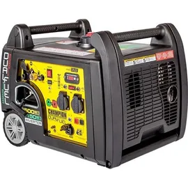 Champion Power Equipment mobiles Stromaggregat Benzin + Gas (3100 Watt, tragbarer Inverter Generator,