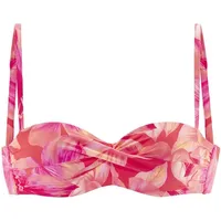 s.Oliver Bügel-Bandeau-Bikini-Top Damen Pfirsich 40 Cup B