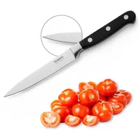 KUPPELS SOLID Tomatenmesser 12,5 cm Schwarz/Silber