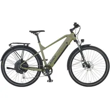 Prophete Stack 2.0 E-ATB 29" – enovation Hinterradmotor 250W, 130 km Reichweite, Shimano Alivio 9-Gang, Hydraulische Scheibenbremsen, LED-Beleuchtung, Li-Ion Akku 48V 480Wh, Moosgrau