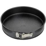 Zenker Springform Ø 28 cm, Backform mit Antihaftbeschichtung, runde Kuchenform mit Flachboden (Farbe: schwarz), Menge: 1 Stück