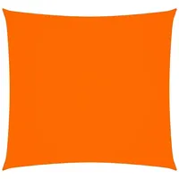 VidaXL Sonnensegel Sonnensegel Oxford-Gewebe Quadratisch 5x5 m Orange, (1-tlg)
