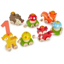 Bieco Geburtstagszug Waldtiere