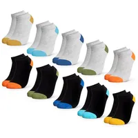 Occulto Mädchen & Jungen Sneaker Socken 10er Pack (Modell: