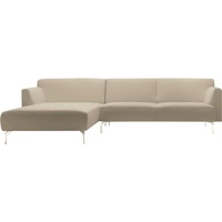 hülsta sofa Ecksofa hs.446, in minimalistischer, schwereloser Optik, Breite 317 cm beige