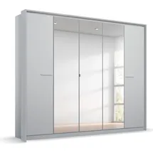 Rauch Drehtürenschrank OTELI 230 x 212 x 58 cm Grau