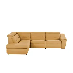 meinSofa Ecksofa  Ivonne , gelb , Maße (cm): B: 294 H: 84 T: 245.0