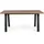 BIZZOTTO Oslo Gartentisch 160 x 90 x 76 cm Anthrazit/Beige