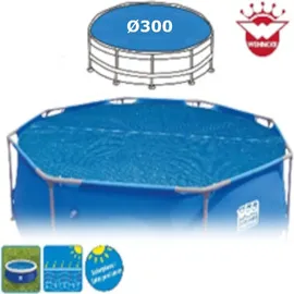 Happy People Solarabdeckplane Blau Ø300 cm