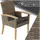 Tectake Rosarno Rattanstuhl  62,5 x 71,5 x 94 cm natur