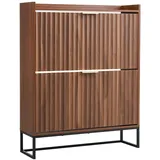Vevor Schuhkipper 80 x 24 x 100 cm Braun / Braun
