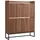 Vevor Schuhkipper 80 x 24 x 100 cm Braun / Braun