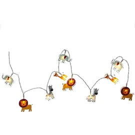 MARELIDA Lichterkette 0,9 m Kunststoff 10 Tiere Bunt