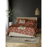 IRISETTE Monte 8584 Floral Rot 135 x 200 cm + 80 x 80 cm