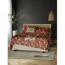 IRISETTE Monte 8584 Floral Rot 135 x 200 cm + 80 x 80 cm