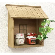 DanDiBo Ambiente DanDiBo Setzkasten Yx-14b215 Wandregal Shabby H-22 cm Sammlervitrine Küchenregal Regal