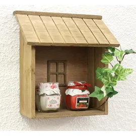 DanDiBo Ambiente DanDiBo Setzkasten Yx-14b215 Wandregal Shabby H-22 cm Sammlervitrine Küchenregal Regal