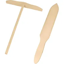 Metaltex Crepes Spachtel-Set aus Holz Braun