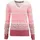 KangaROOS Jacquardpullover in rosa-beere, | Gr. 40/42,