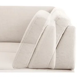 Home Affaire Ecksofa HOME AFFAIRE "Palace L-Form", beige (natur), B:259cm H:89cm T:225cm, Struktur fein (100% Polyester);Struktur (100% Polyester);Luxus-Microfaser Lederoptik (100% Polyester), Sofas, Ecksofa, incl.