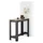 Stella Trading Bartisch Modesto 50 x 103 x 115 cm Schwarz/Eiche Artisan