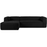 Konsimo Ecksofa Ferox ¦ schwarz ¦ Maße (cm): B: 305 H: 73