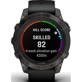 Garmin fenix 7 Pro Sapphire Solar schwarz/carbongrau