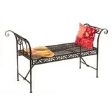 DanDiBo Ambiente Gartenbank 140 x 75 x 0 cm Braun