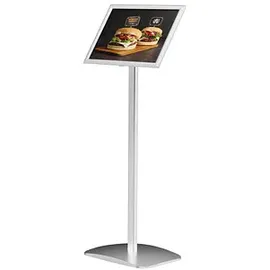 update displays Infoständer silber DIN A4 25,0 x 30,0 x 96,4 - 100,0 cm, 1 St.