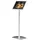 update displays Infoständer silber DIN A4 25,0 x 30,0 x 96,4 - 100,0 cm, 1 St.
