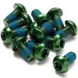 Reverse Components reverse Bremsscheiben Befestigungs- Schrauben-Set 12 Stück M5x10mm grün