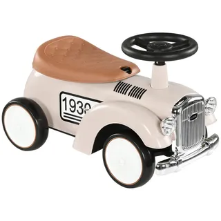 aiyaplay Rutschauto, Kinderfahrzeug mit Stauraum, Kinderauto mit Kippschutz, Creme,