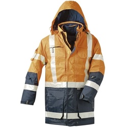 elysee Warnschutz-Parka 4-in-1 Stufe 3 Größe XL orange