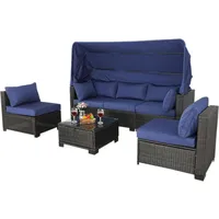 Hti-Living Outdoor Sofa Eleni Braun/Blau