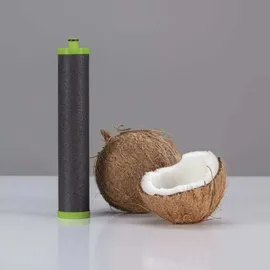 Wpro Eco kompostierbare Wasserfilter schwarz