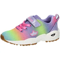 LICO Florina VS Hallenturnschuhe, Lila/Rosa/Türkis, 40 EU